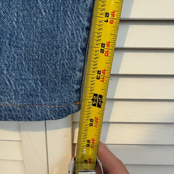 Levi’s Ribcage Straight Ankle Jean - HEMMED - Sz 27 - Picture 3 of 7